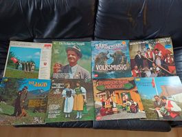 Schallplatten Schweiz Folklore, Ländler, Jodel - Konvolut!