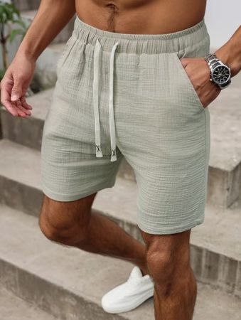 NEUE hellbeige Herren Sommer Short Gr. M - 226036