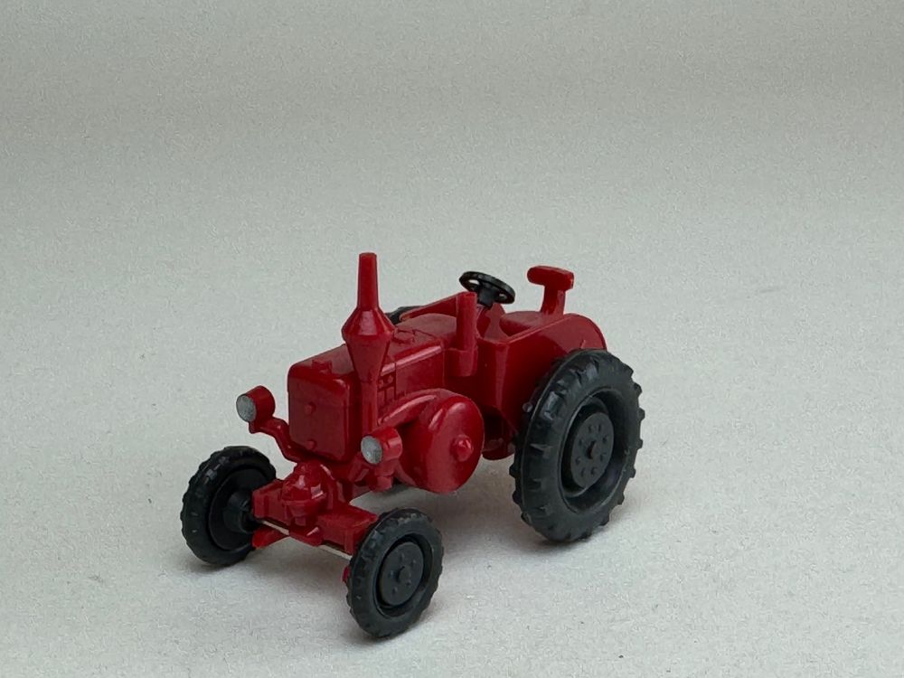 Wiking Germany HO 1:87 Lanz Bulldog Farm Tractor Maroon - Foto 8