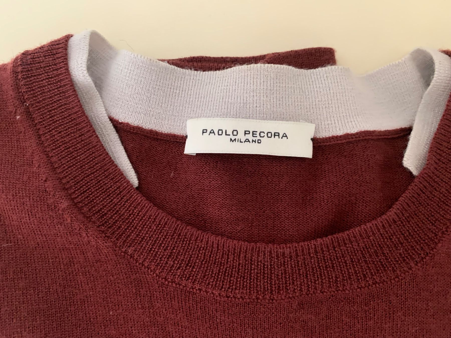 Pullover & Sweatshirts: Paolo Pecora Pullover Crewneck Sweater Extra Fine – Gebraucht aus Rüschlikon von Brixen07 1
