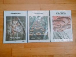 Drei Schweizer Magazine Marmite
