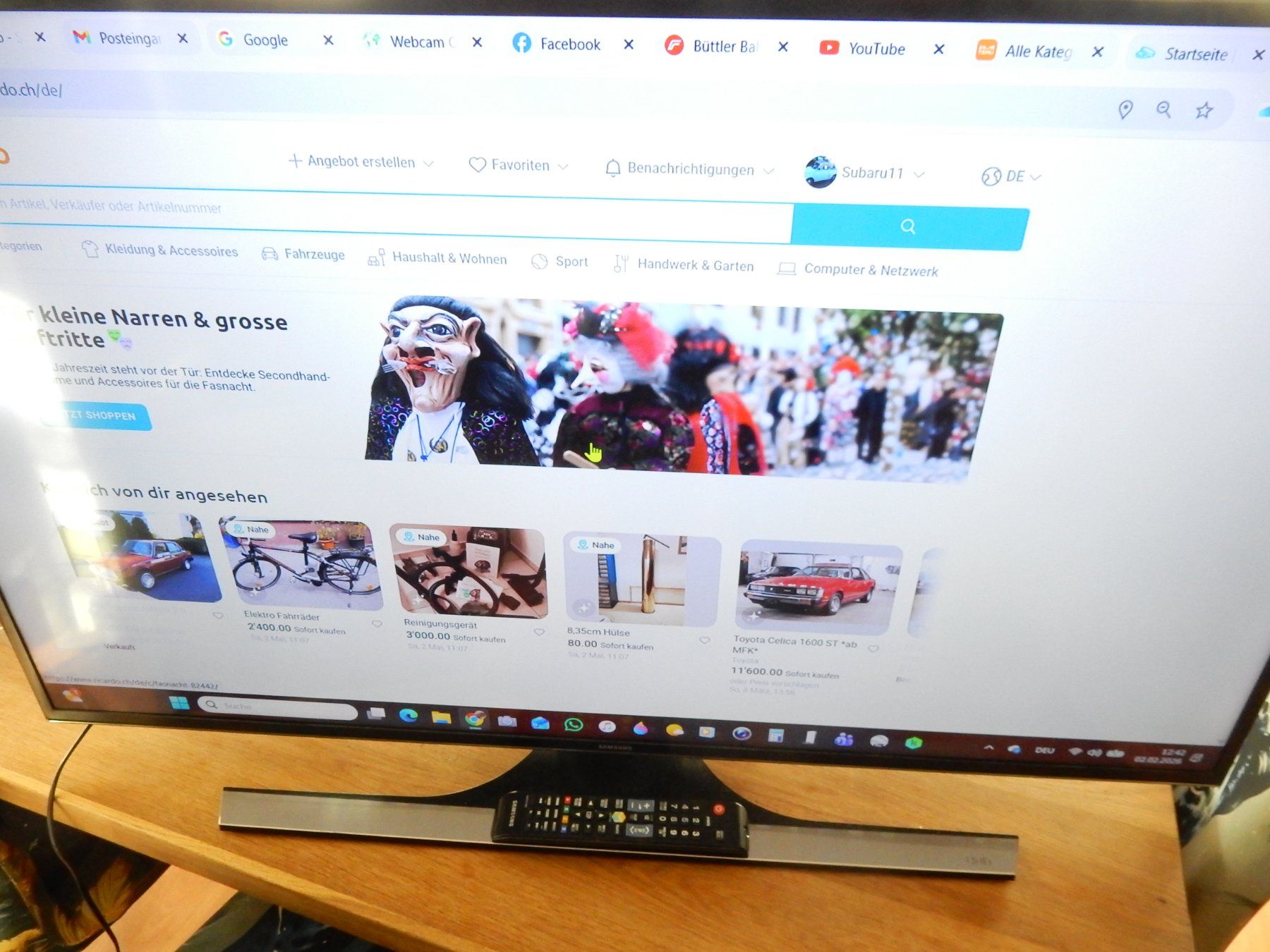 Samsung Televisori: Samsung TV UHD – Usato da Balsthal venduto da Subaru11 8