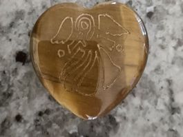 Herz Schutzengel Tigerauge