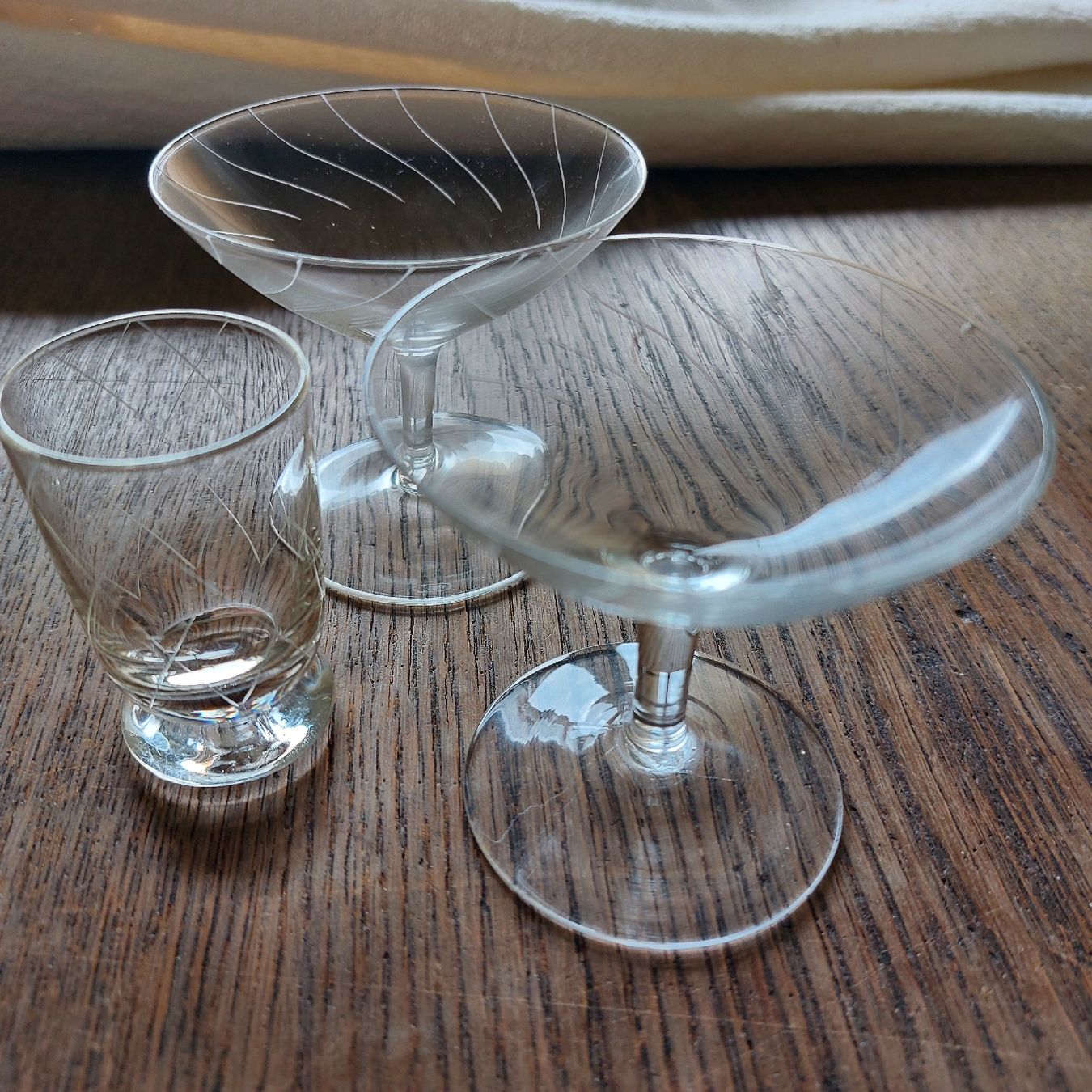 Bicchieri: 3 Gläser aus den 60ern – Usato da Freienbach venduto da Stuagert