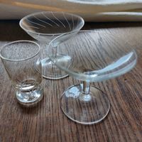 3 Gläser aus den 60ern