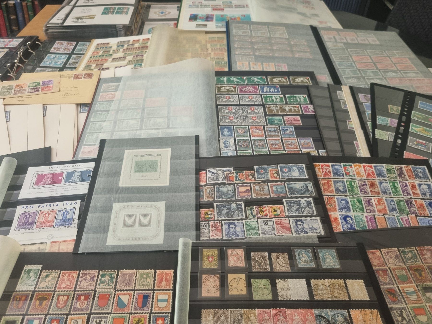 Tous les timbres: Posten nur Schweizer Briefmarken- ab Rayon – D'occasion à Gümligen par Geniusbuy