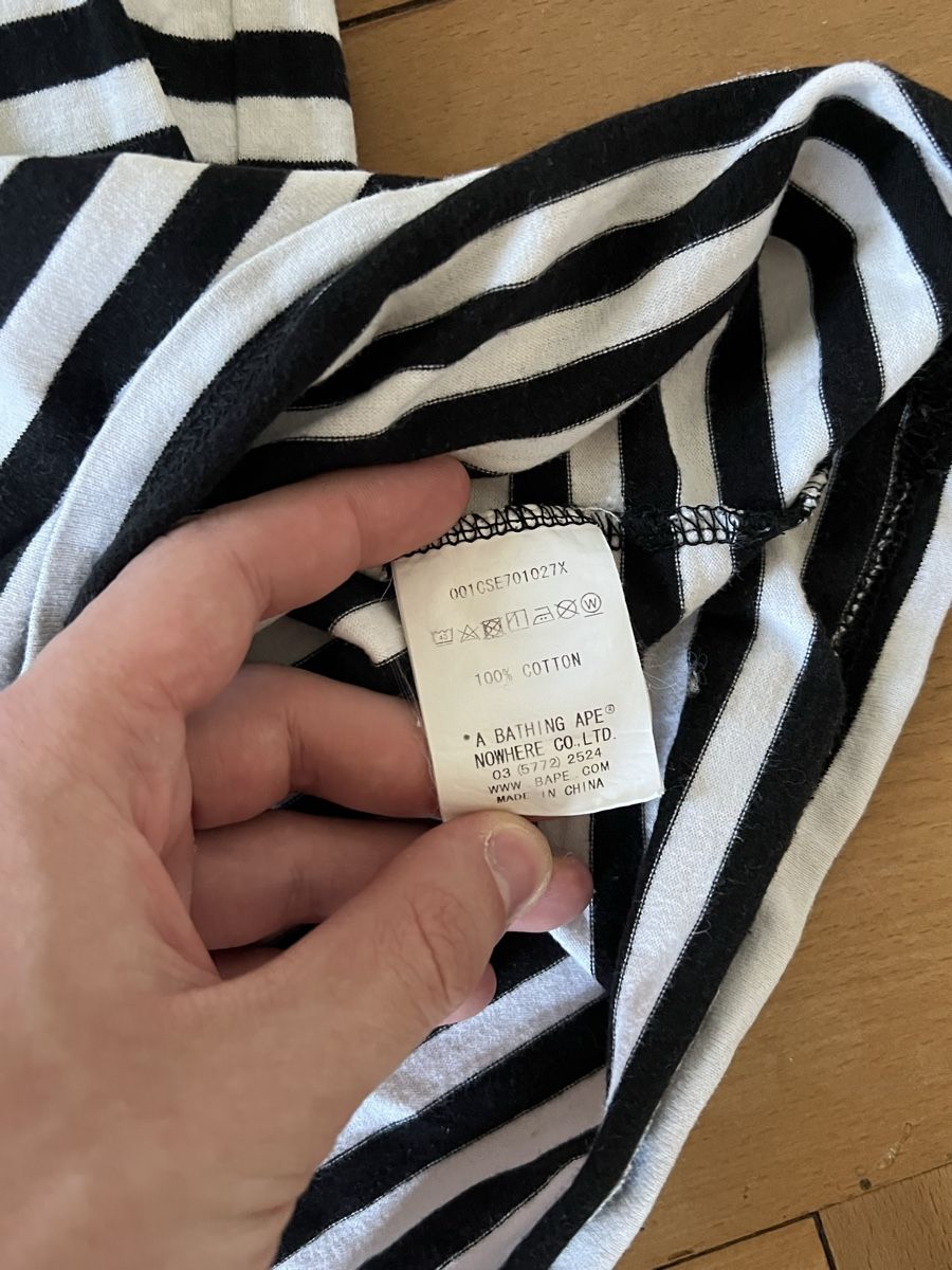 T-shirt: Bape striped T shirt  – Nuovo (secondo la descrizione) da Neuenegg venduto da dkfan1 2