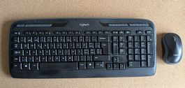 Computertastatur mit -maus von Logitech