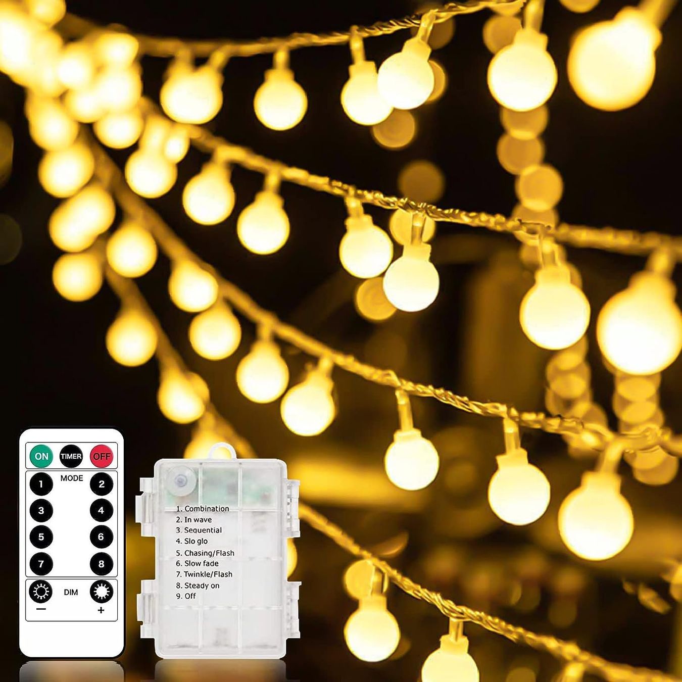 Ghirlande e barre luminose: Lichterkette Außen/Innen, 9M – Nuovo e nell'imballaggio originale da Nuglar venduto da SaleRitter