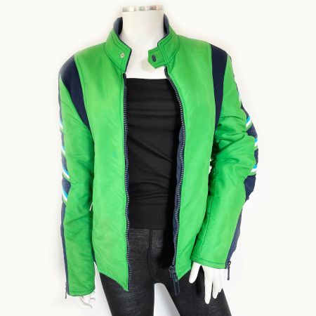 Jacke Skijacke Gr 38 grün VINTAGE 1970s Made in Switzerland