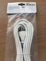 Verlängerungskabel weiss 5m 3x1.0mm2 gebraucht