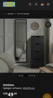 NISSEDAL Ikea schwarz 40x150 cm