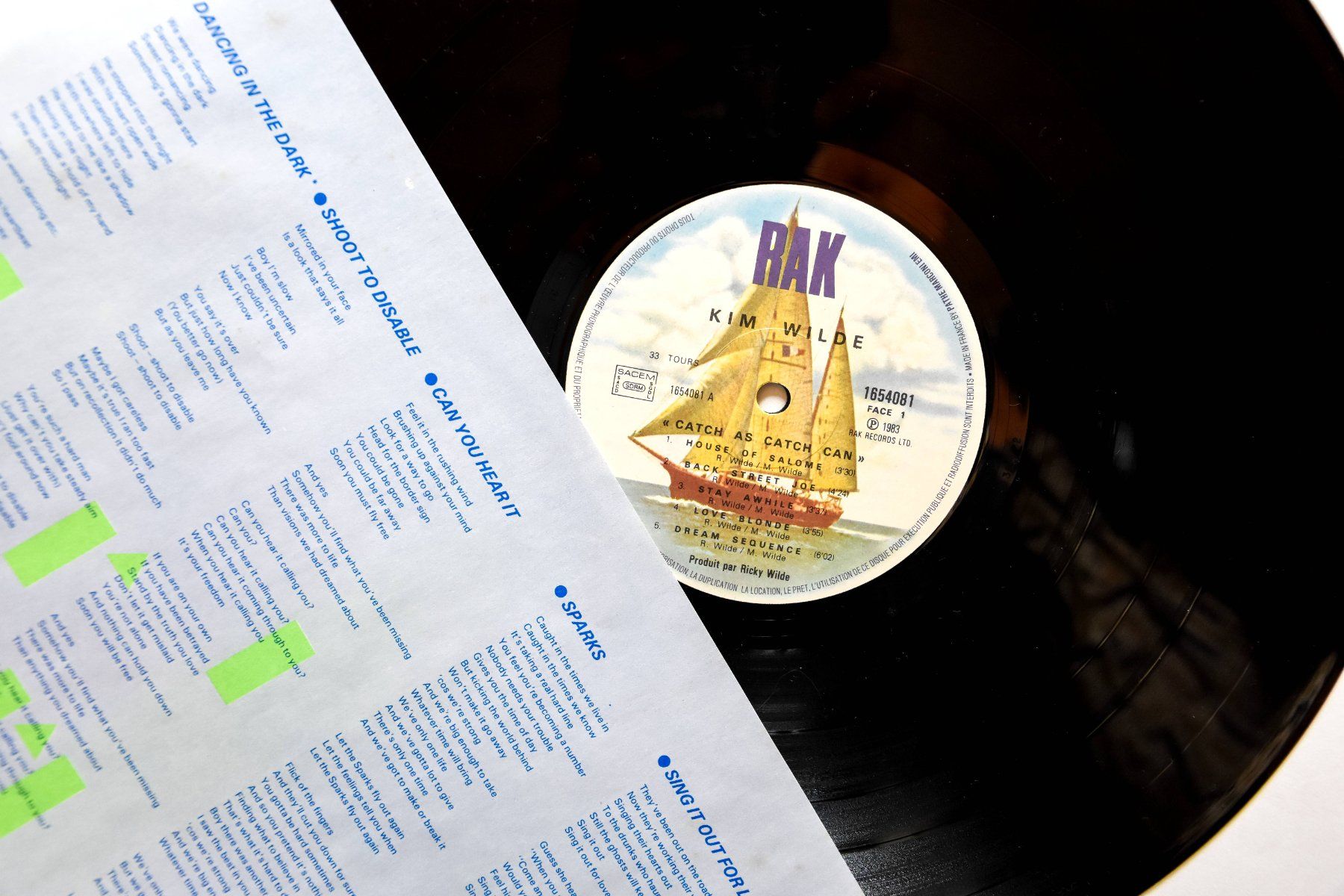 Dischi in vinile: Kim Wilde - Catch as Catch Can – Usato da Belmont-sur-Yverdon venduto da ag97 2