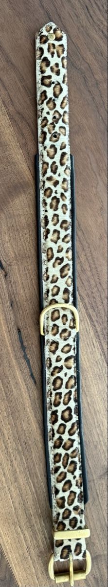 Leine & Halsband: Hundehalsband Leopard Kuhfell – Gebraucht aus Rechthalten von Milly80