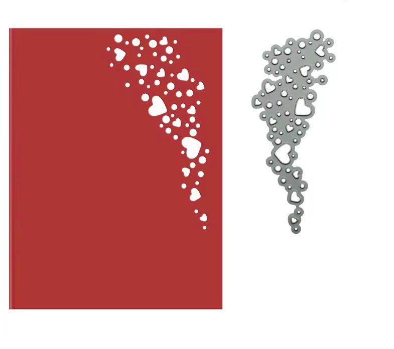Sciablone: Neue Stanzschablone  Herzen – Nuovo e nell'imballaggio originale da Effretikon venduto da wenuss