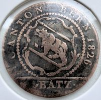 1 Batzen Bern 1826 – Historische Schweizer Billonmünze