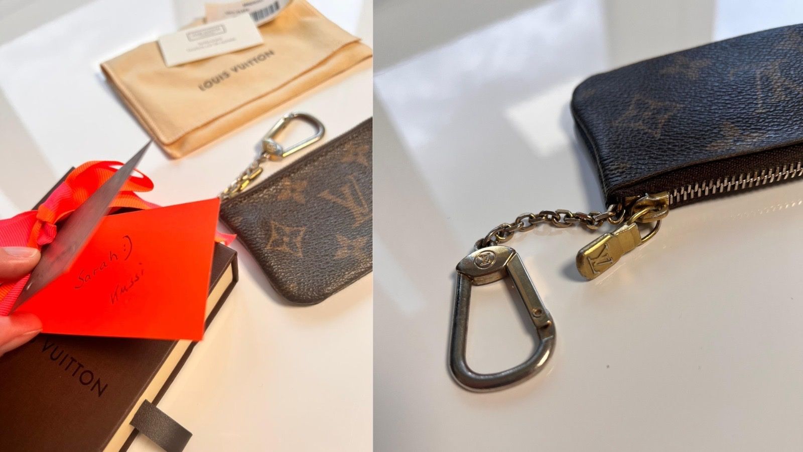Louis Vuitton Portachiavi: Louis Vuitton Pochette Cles – Monogram Canvas – Usato da Schwerzenbach venduto da Sarah_Schwerzenbach 9
