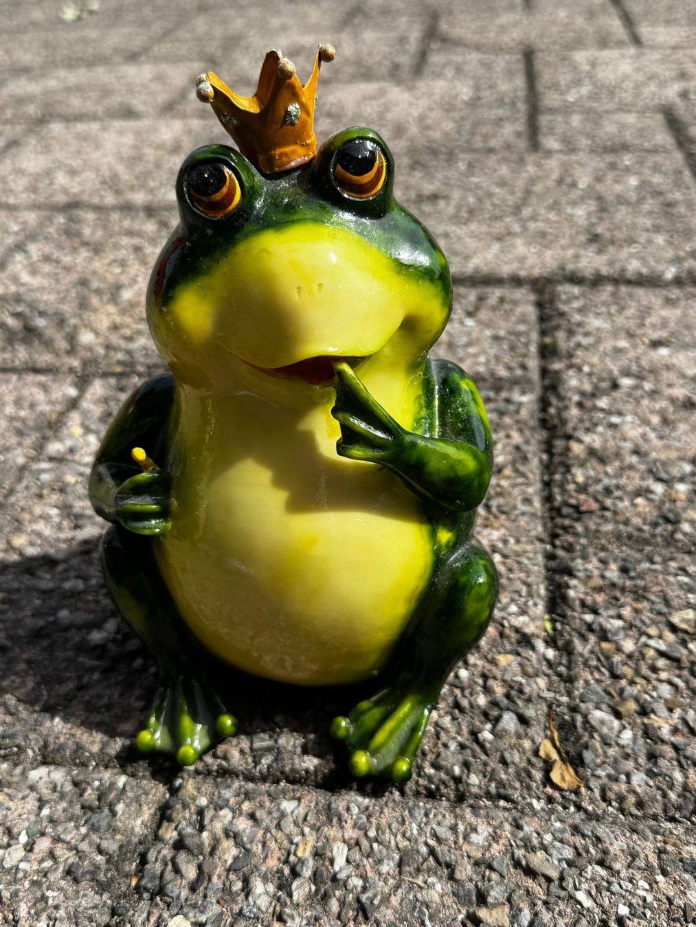 Statuette: Formano Froschkönig klein – Usato da Egg b. Zürich venduto da Brocki_Insel_Egg