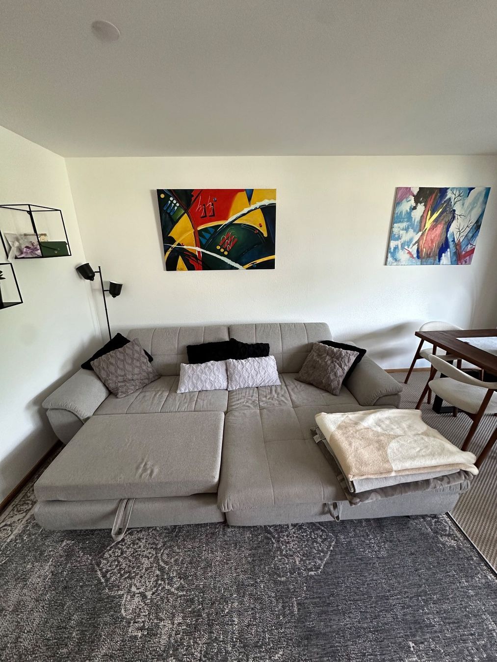 Divani: Couch mit Ausziehfunktion und Couchkasten – Usato da Mönchaltorf venduto da hei_2dk2 2