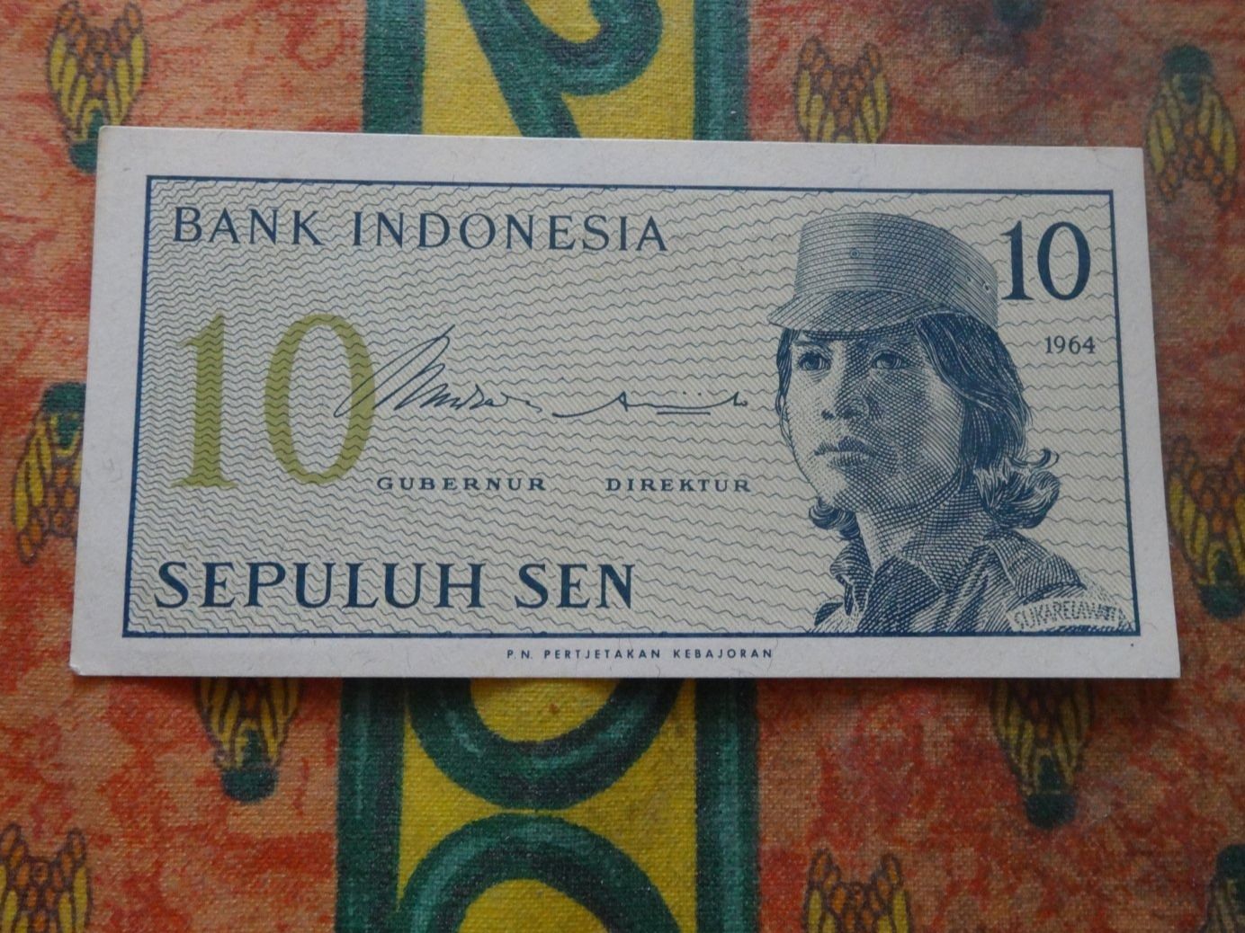 Banknoten: INDONESIE  10 Sen  Billet – Gebraucht aus Romanel-sur-Lausanne von Swift13