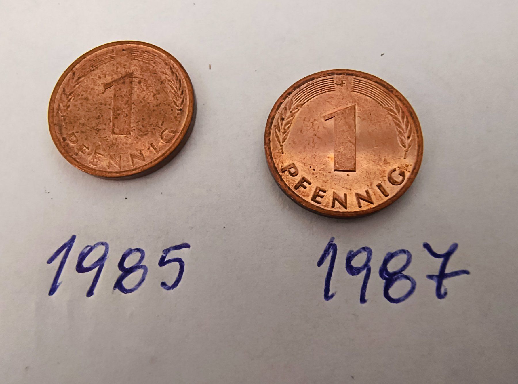 Tutti le monete: DEUTSCHE MARK - MÜNZEN 1950 / 1987 – Usato da Neuhausen am Rheinfall venduto da VALAMA 5