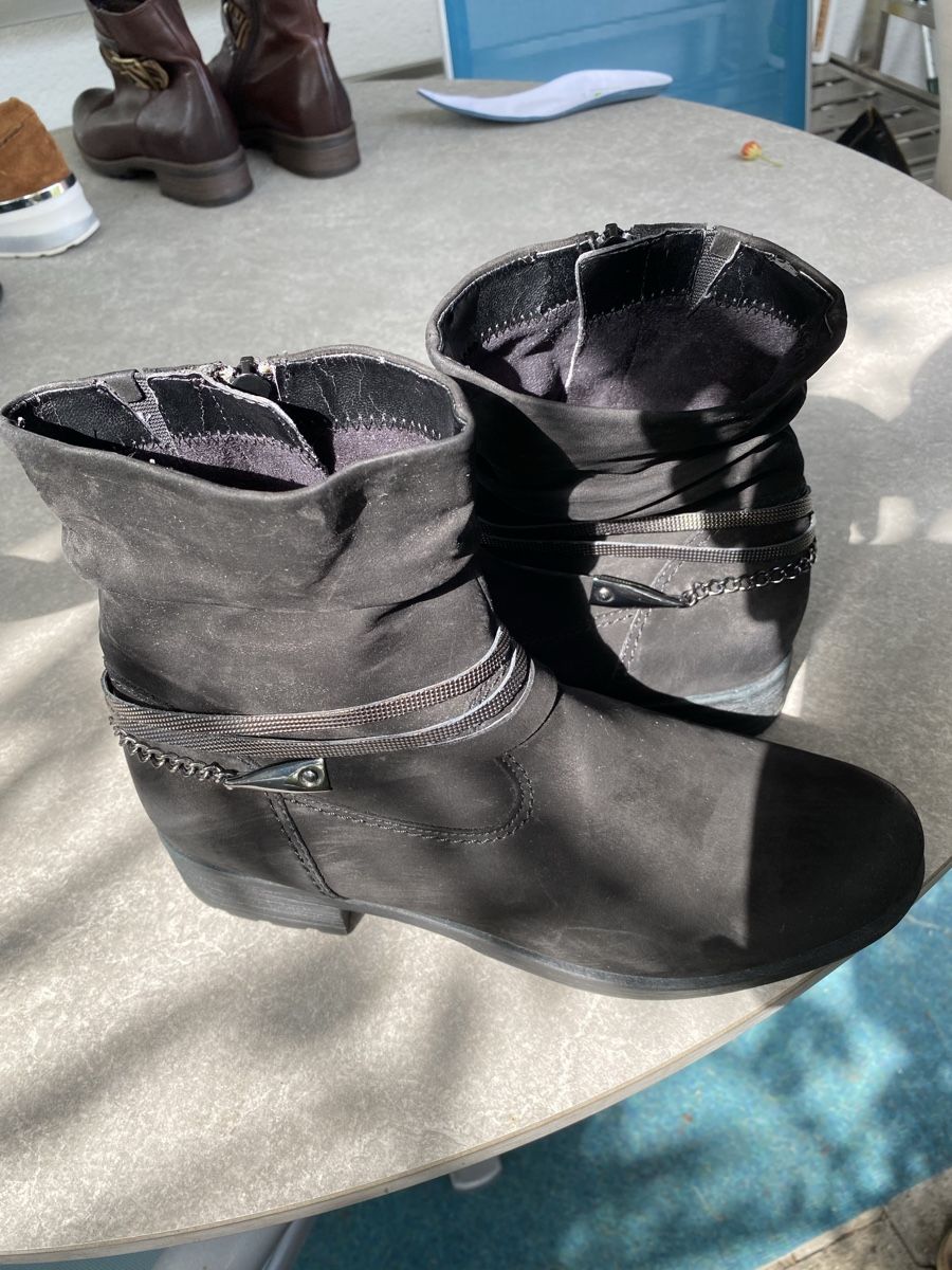 Gabor Damenschuhe: Gabor Stiefeletten, schwarz, Grösse 41 – Gebraucht aus Hünenberg von a.u.849 1