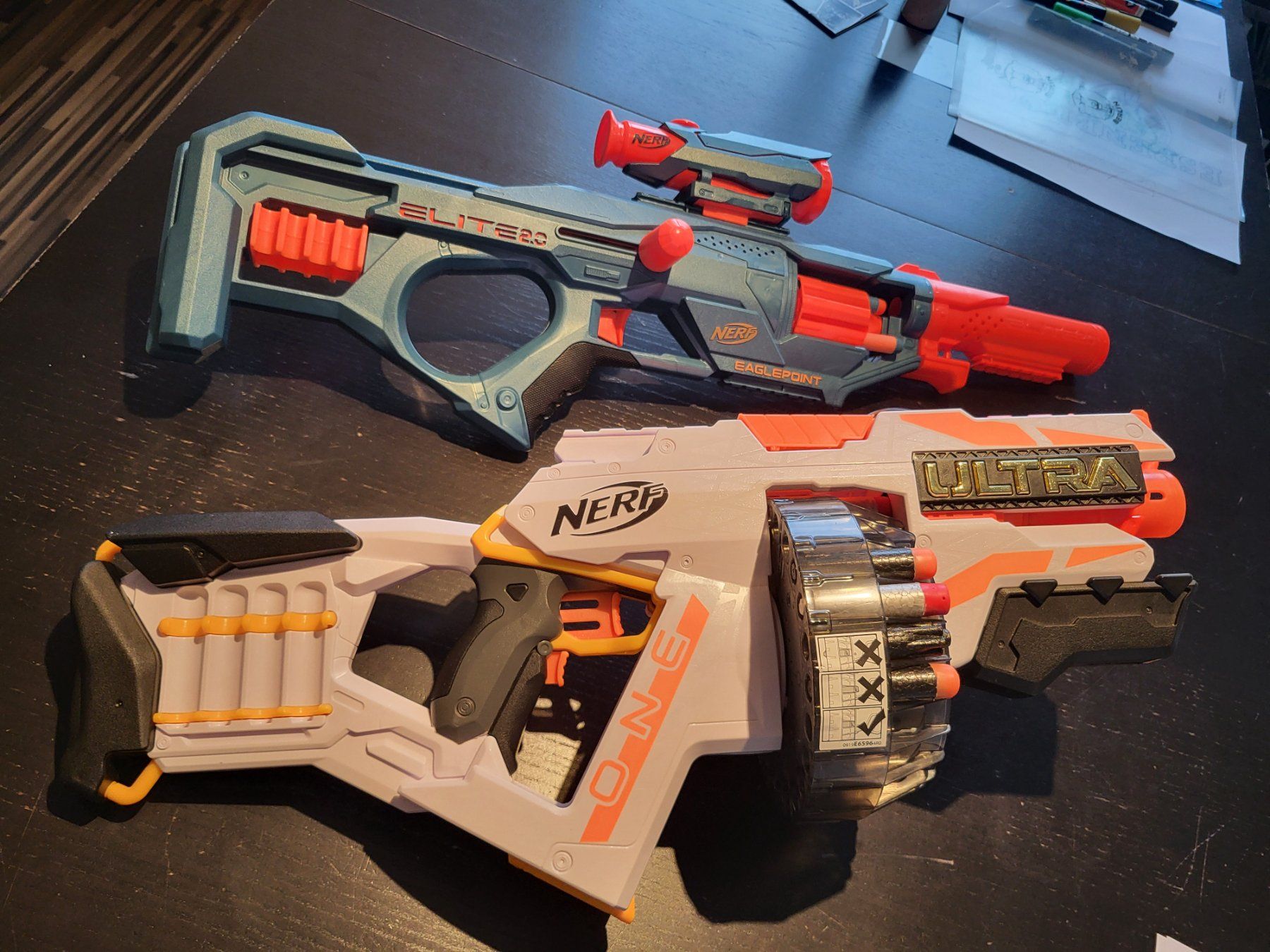 Nerf Giocattoli: 2 Nerf Guns Ultra One und Eaglepoint – Usato da Goldach venduto da Fuchour