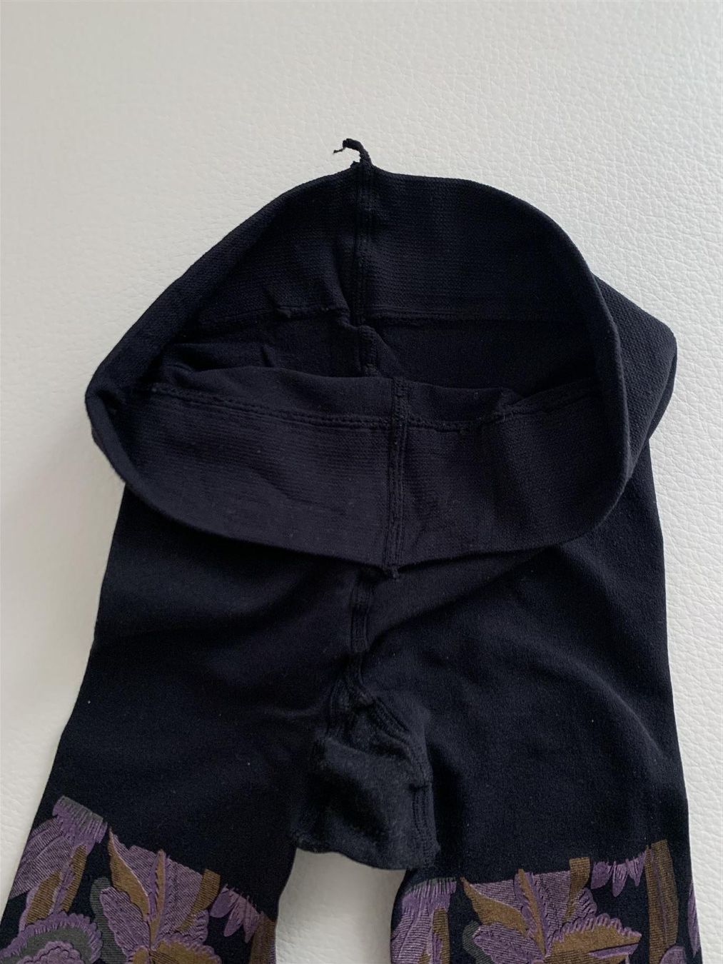 Calze & Collant: Strumpfhose mit Blumen Muster, Grösse S – Usato da Rikon im Tösstal venduto da Alpenmutz 5