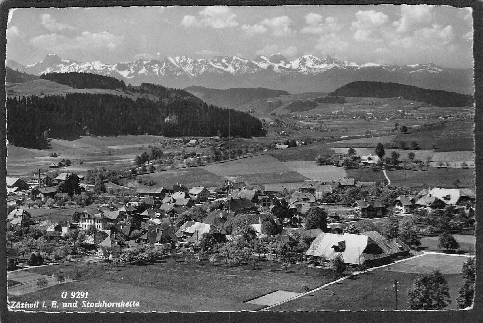Cartoline postali: ,Zäziwil i.E. , 1945 – Usato da Reichenburg venduto da ibiza18