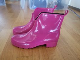 pinke Gummistiefeletten Gr 39 (eher 38)