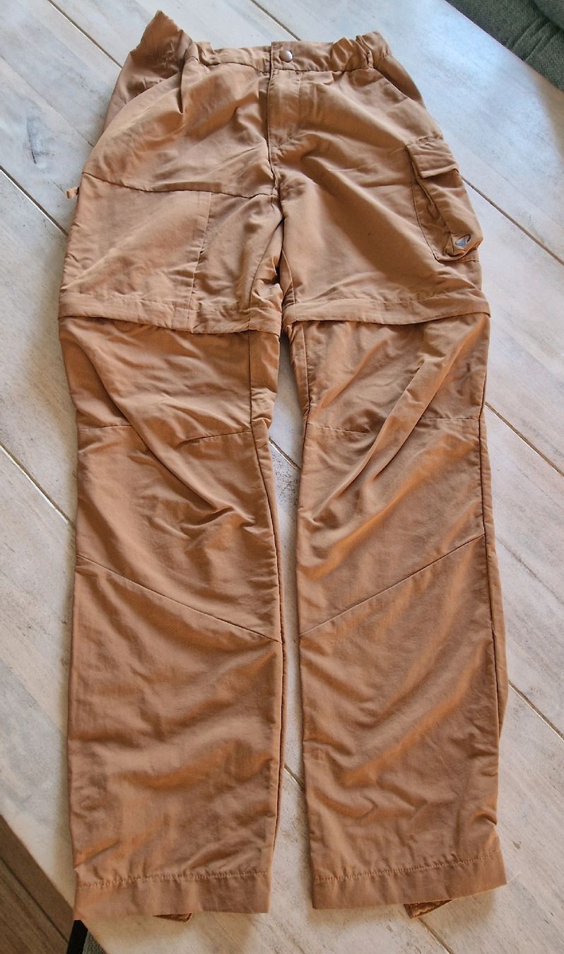 Decathlon Pantaloni: Wanderhose, beige Grösse 151-160 cm  – Usato da Suhr venduto da Sbume 1