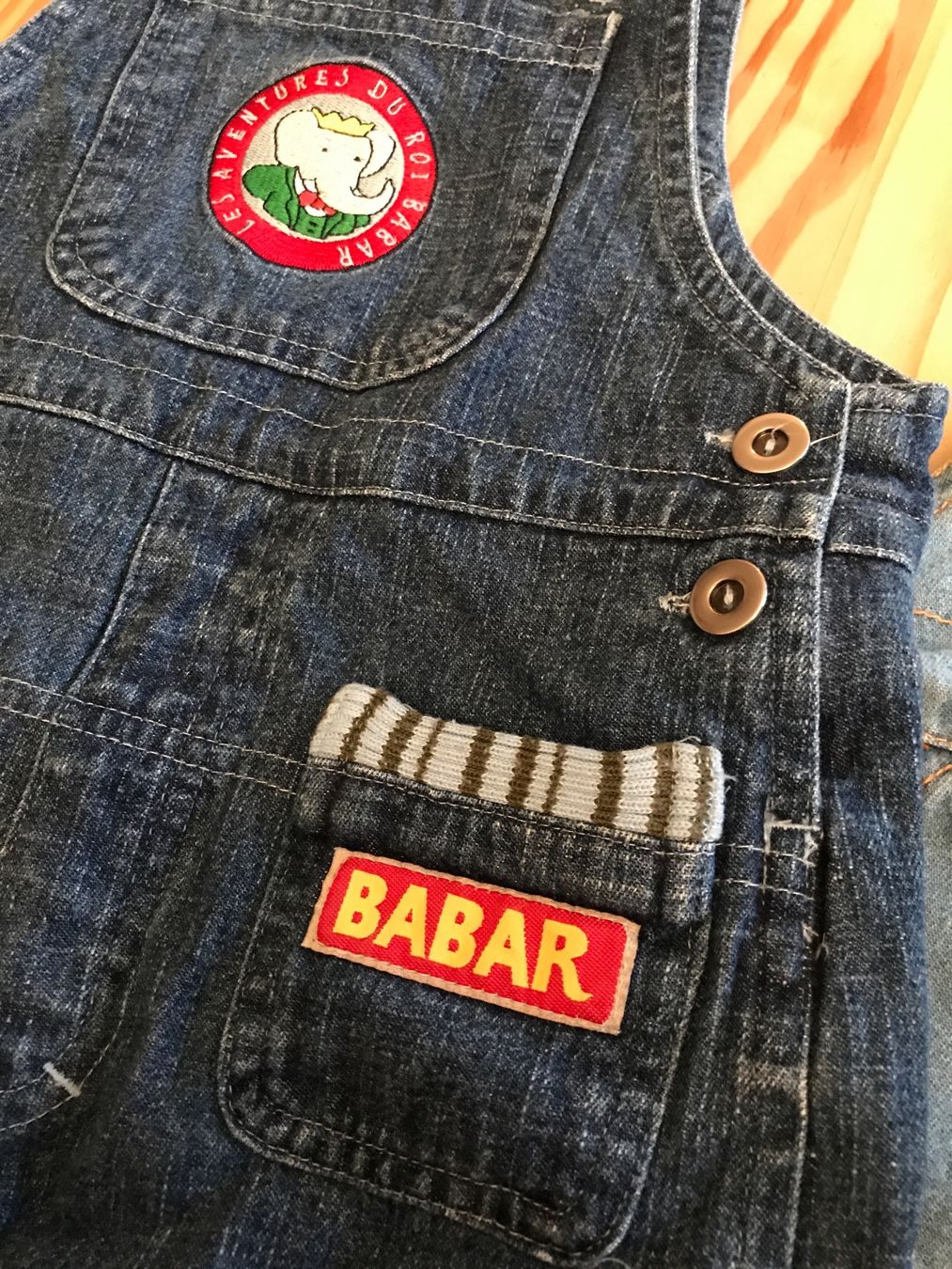 Jeans: Vêtement 18 mois, salopette – Nuovo (secondo la descrizione) da Châtelaine venduto da Mariabella 1