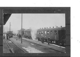 TG Bahnhof Etzwilen 1915 Soldaten-Rotkreuzzug Lyon-Konstanz