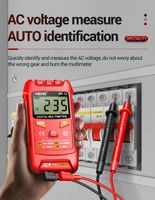 Mini Digital Multimeter   AC/DC Spannungsmesser 1999   Zählt