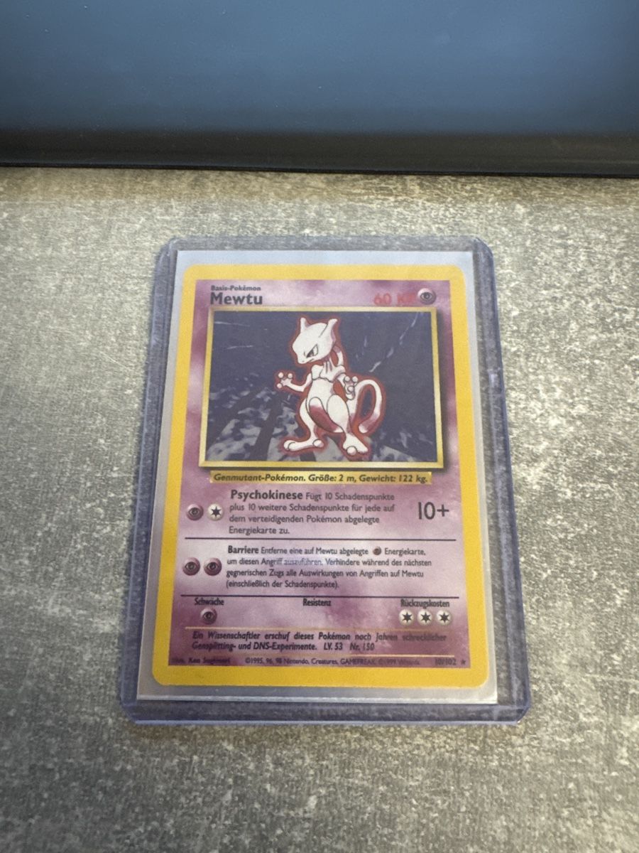 Pokémon Sammelbilder & Trading cards: Mewtu 10/102 Pokemon Base Set - PSA ready – Gebraucht aus Frick von Son-Goku.CH