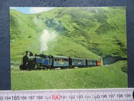 DAMPFBAHN FURKA BERGSTRECKE GLETSCH WESTPORTAL SCHEITELTUNNE