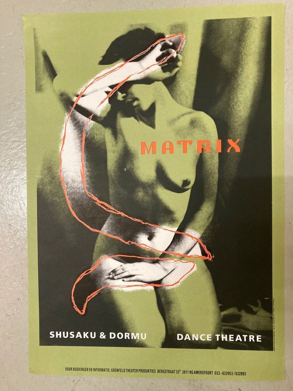 Foto & Immagini: Matrix - Shusaku Dance Theatre Amsterdam 1990 – Usato da St. Gallen venduto da GramParsons