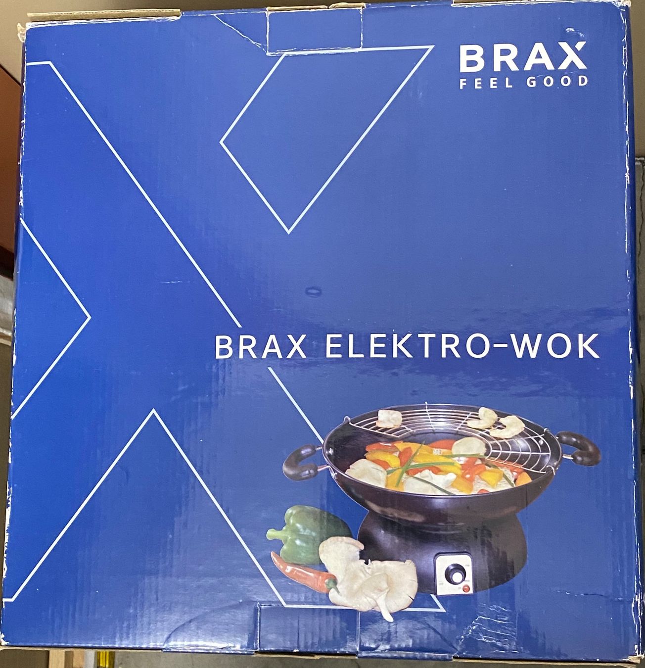 Padelle: BRAX Elektro-Wok, neu – Nuovo e nell'imballaggio originale da Dietlikon venduto da sepiwaku