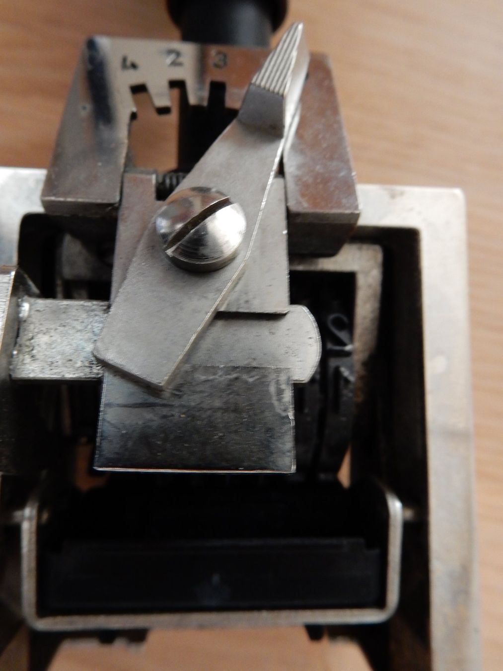 Timbri: antiker Stempel Speckert + Klein zum Nummerieren – Usato da Jona venduto da simongarden 1