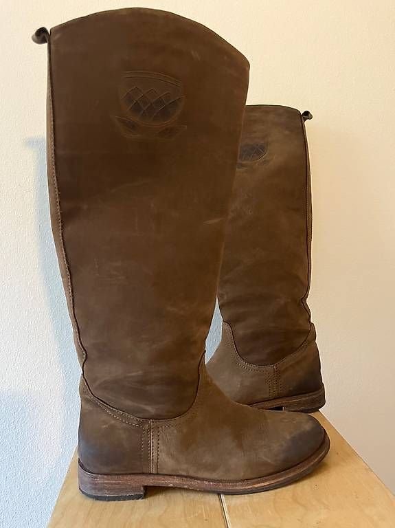 Chaussures femmes: Braune Lederstiefel – D'occasion à Bern par nal_5x9x