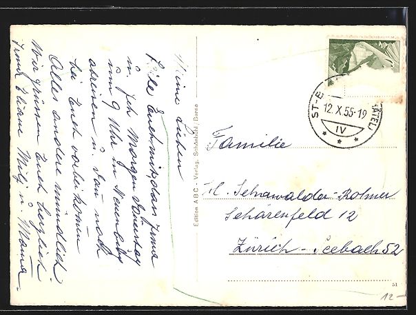 Cartoline postali: AK St. Blaise /Ntel., Vue aérienne – Usato da Berlin venduto da bartko-reher 1