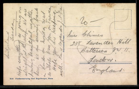 Cartes postales: Wolfenschiessen, Blick auf den Ort mit W – D'occasion à Berlin par bartko-reher 1