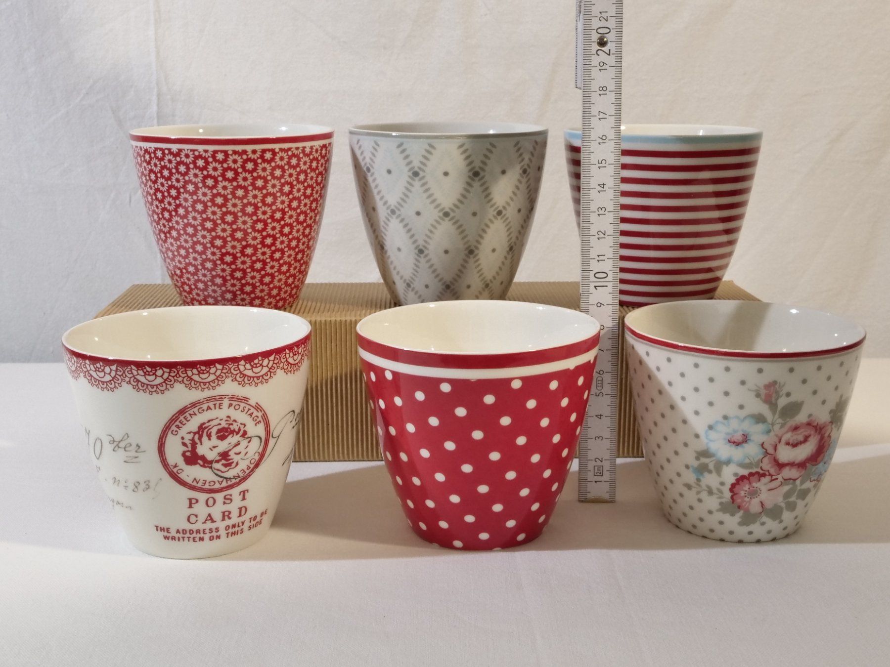 Greengate Tassen: 6 Green Gate Kaffebecher / Mug – Gebraucht aus Lustmühle von Glatisant 8