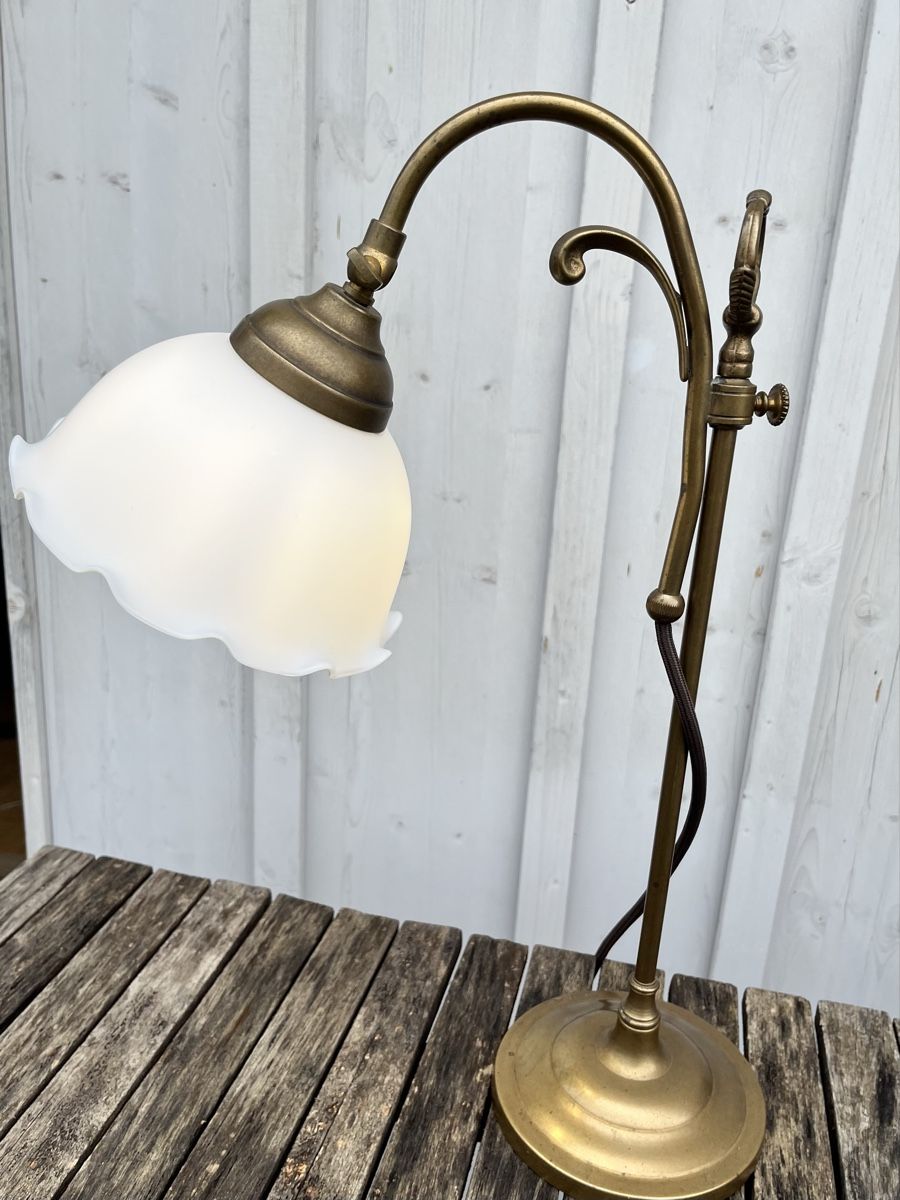 Lampen: Alte Tischlampe mit Glasschirm – Gebraucht aus Winterthur von avelotte 5