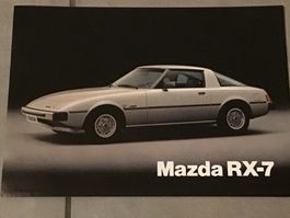 Mazda RX-7 Verkaufsflyer Topzustand