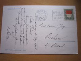 PJ 1924 Solothurn auf Postkarte