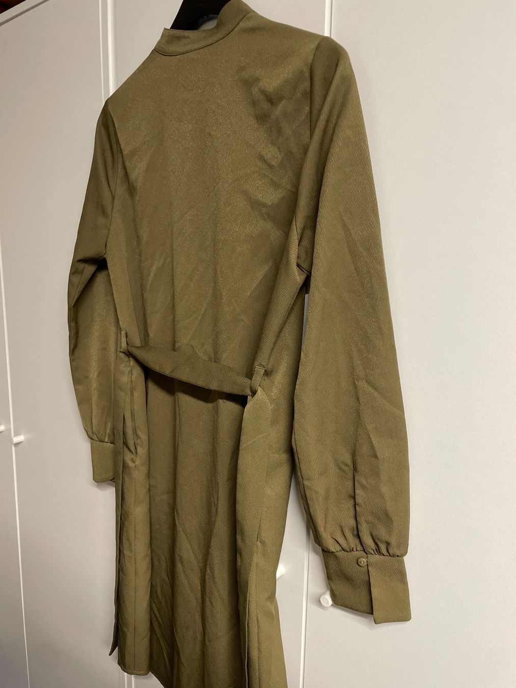 Vestiti: ANOTHER-LABEL Blusenkleid Braun mit Gürtel Gr. S – Usato da Frasnacht venduto da GracyStore 3