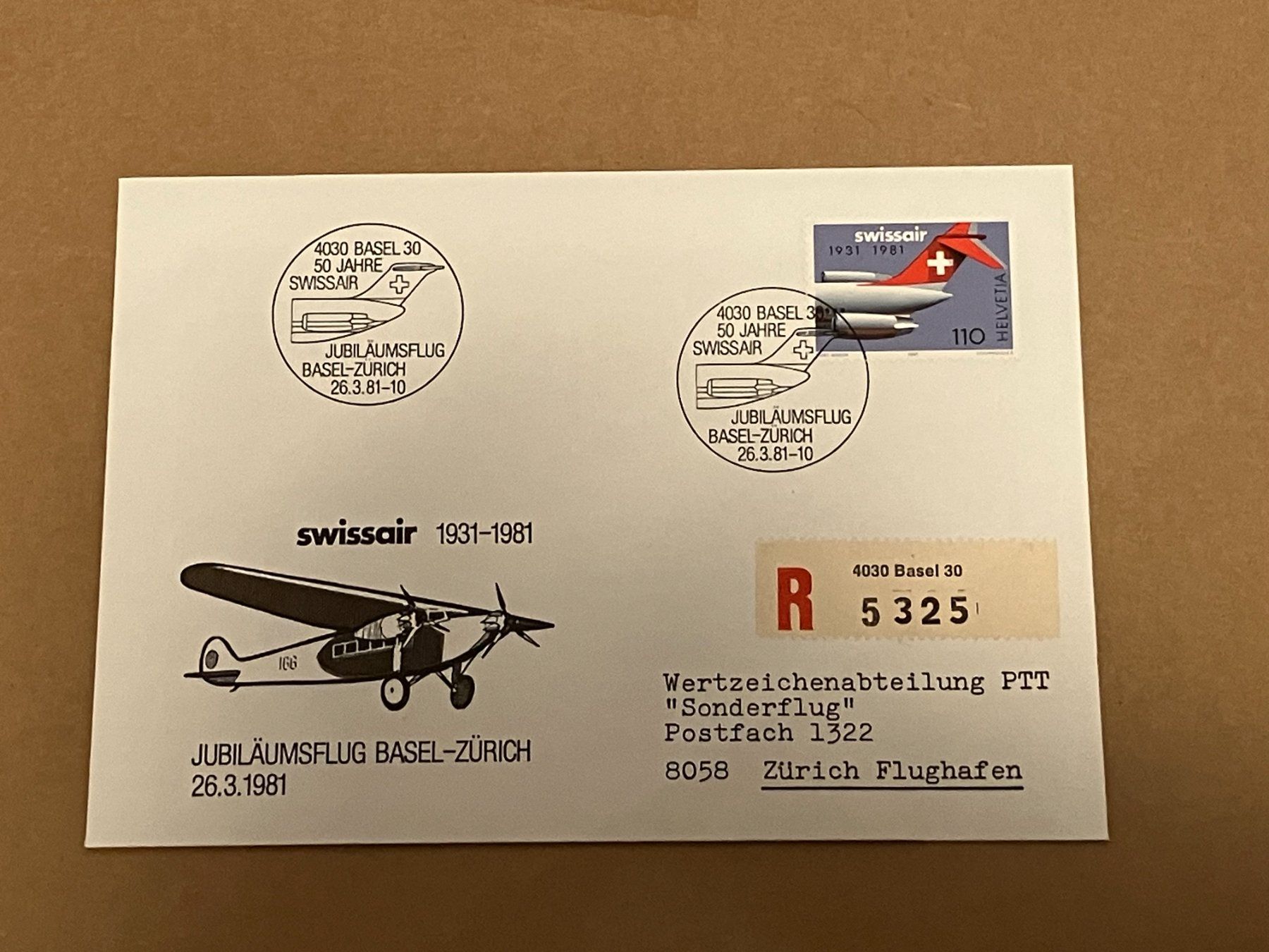Tutti i francobolli: Swissair Einschreiben – Usato da Koblenz venduto da Markenhimmel