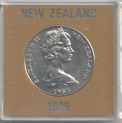 Alle Münzen: Neuseeland, ONE Dollar, Schwarzer Stelzenläufer – Gebraucht aus Aarburg von Aare10 1