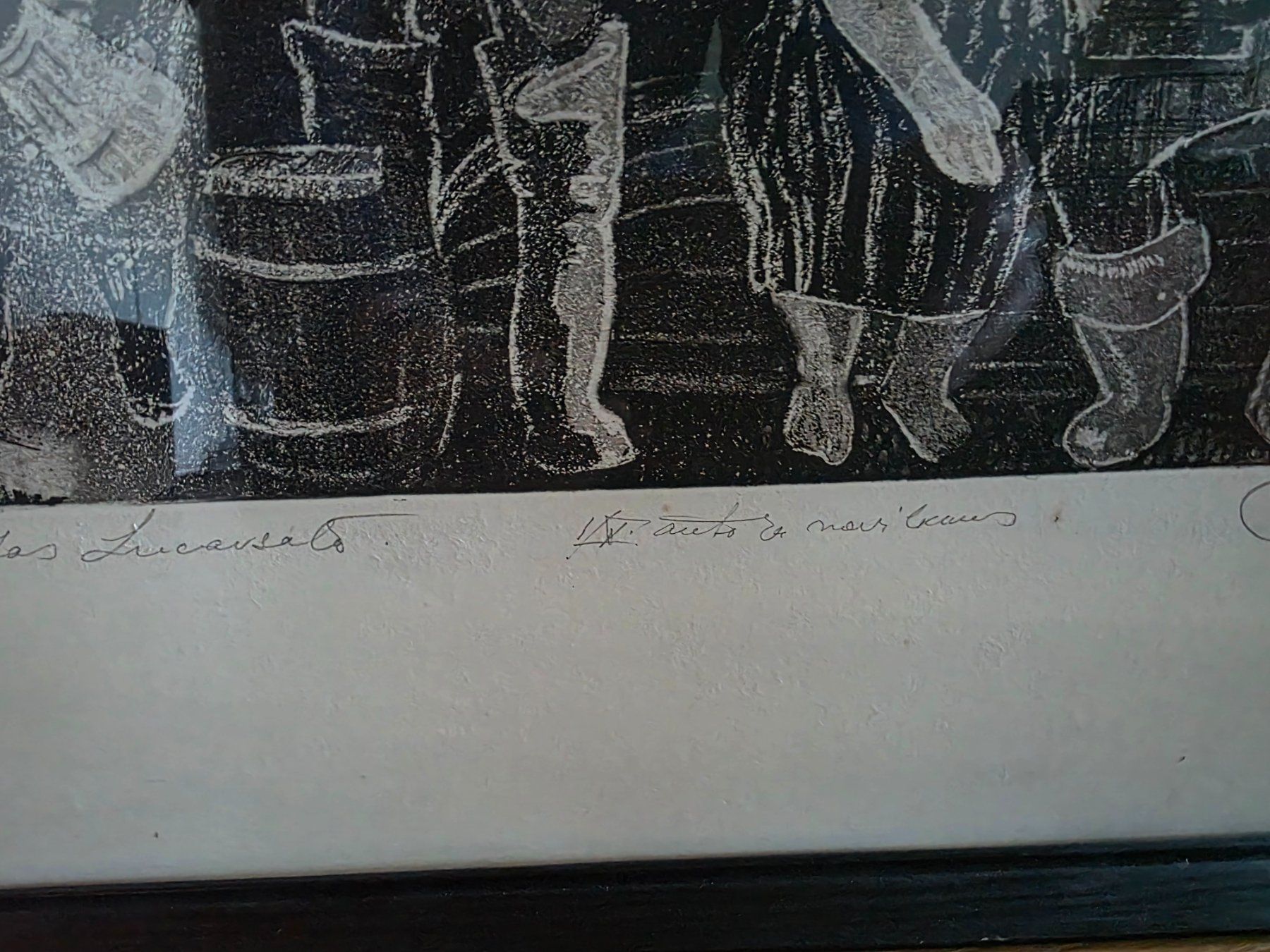 Foto & Immagini: Bild Lithografie Holzschnitt signiert – Usato da Walterswil BE venduto da Lonitti 2